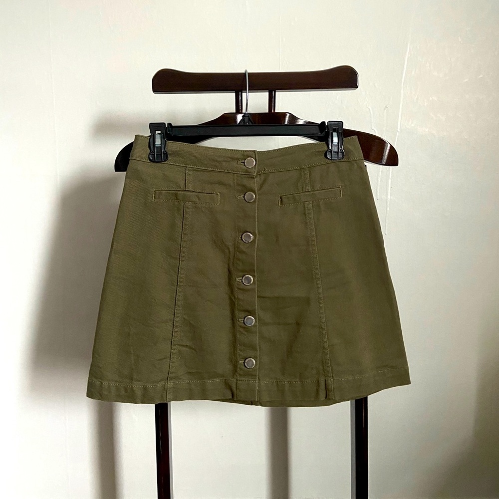 Olive skirt